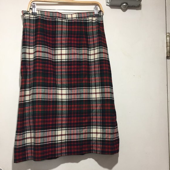 VINTAGE THE HIGHLAND HOUSE OF LAWRIE WOOL SKIRT SIZE 32 - Picture 5 of 7